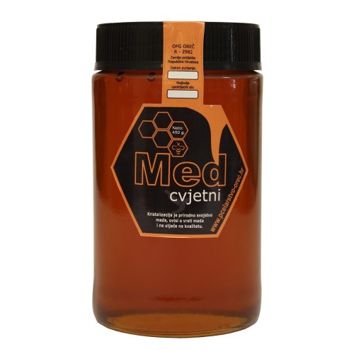 CVJETNI MED NETO 450 / 900 g - hrvatski livadni med