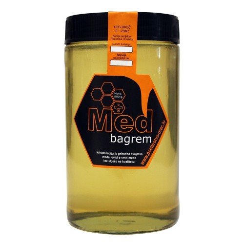 BAGREM MED 450 / 900 g, ručni vrcani hrvatski med | prodaja i cijene