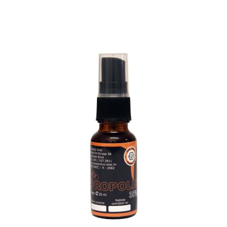 Alkoholni propolis sprej 20 ml - OPG Pčelarstvo Oreč - webshop cijene