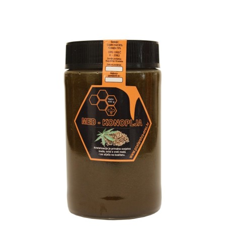 KREM MED SA KONOPLJOM 450G | prodaja i cijene | OPG Oreč
