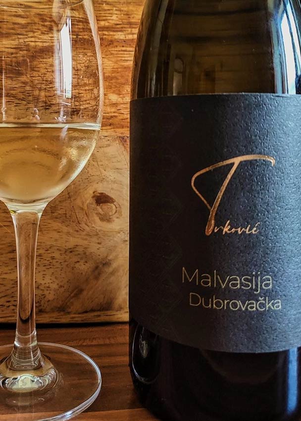Dizajn etikete za vino Malvasija dubrovačka